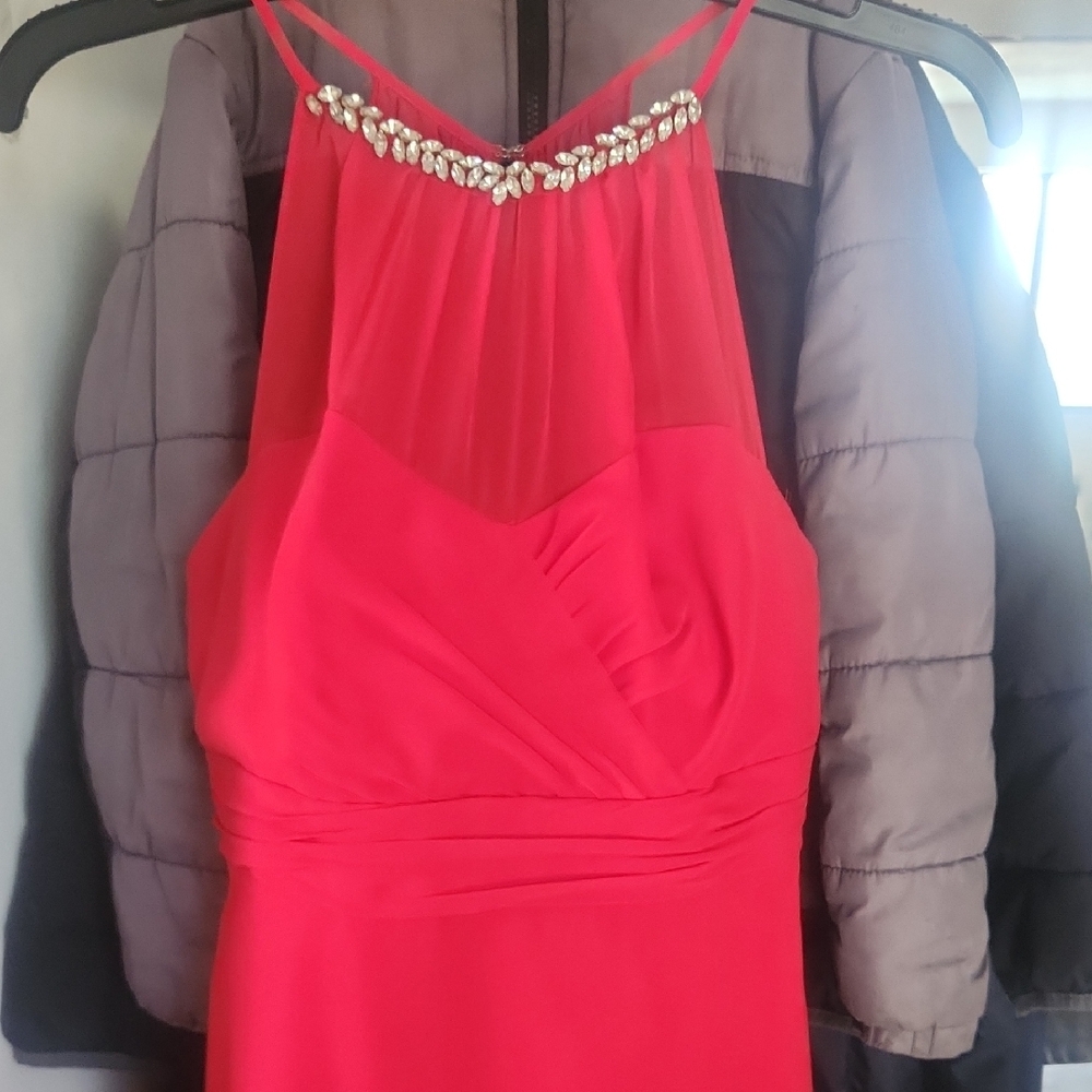 Elegant Red Evening Dress